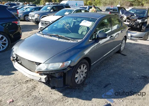 2010 Honda Civic Vp from USA, damaged, VIN 2HGFA1F37AH508155
